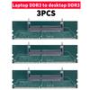 5-1Pcs Laptop To Desktop SO-DIMM To PC DIMM Card DDR3 DDR4 DDR5 Memory RAM Memory Adapter Gaming Laptop RAM Connector Card