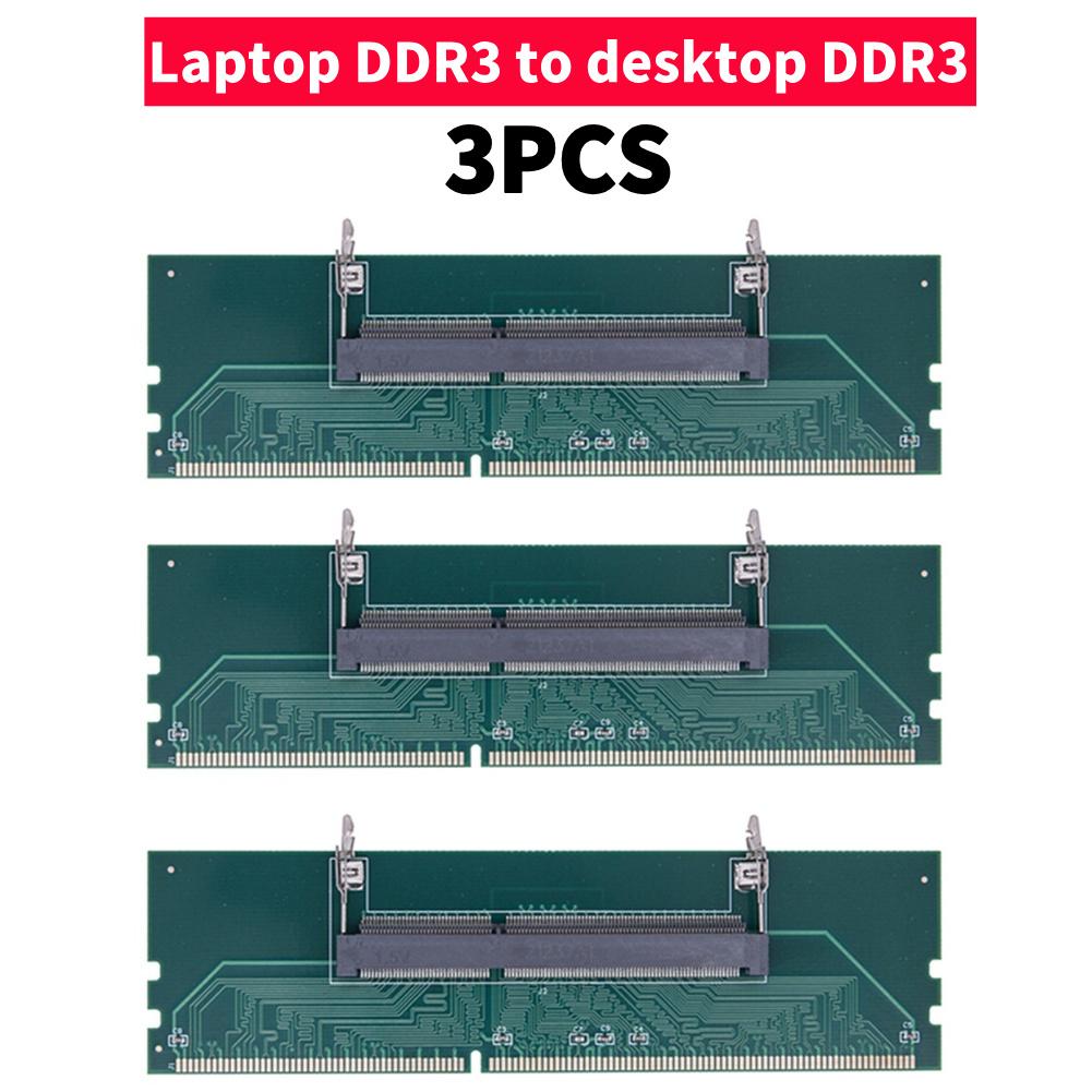 5-1Pcs Laptop To Desktop SO-DIMM To PC DIMM Card DDR3 DDR4 DDR5 Memory RAM Memory Adapter Gaming Laptop RAM Connector Card