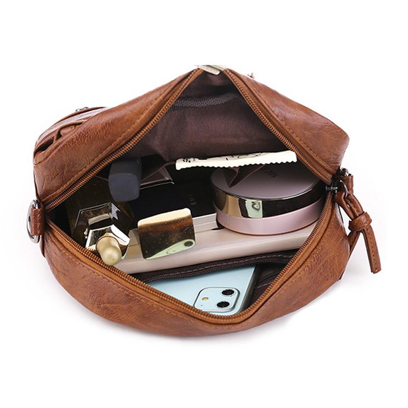 Sac à rabat en cuir souple en cuir PU, petit sac à bandoulière pour femmes, sacs à bandoulière décontractés pour dames, sac messager Simple de couleur unie, petit porte-monnaie