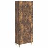 Cabinet Set 2 Pcs Smoked Oak Wood Based Material