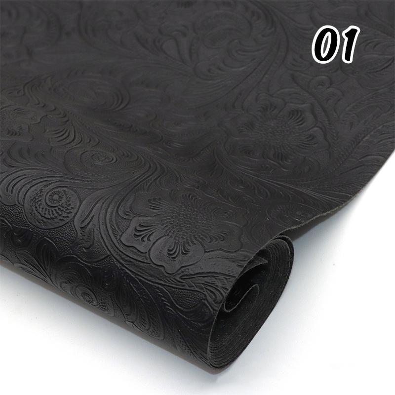 30x137cm Geometric Pattern Faux Leather PVC Synthetic Leather Fabric Sheets DIY Earrings Bags Sofa Furniture Making Crafts