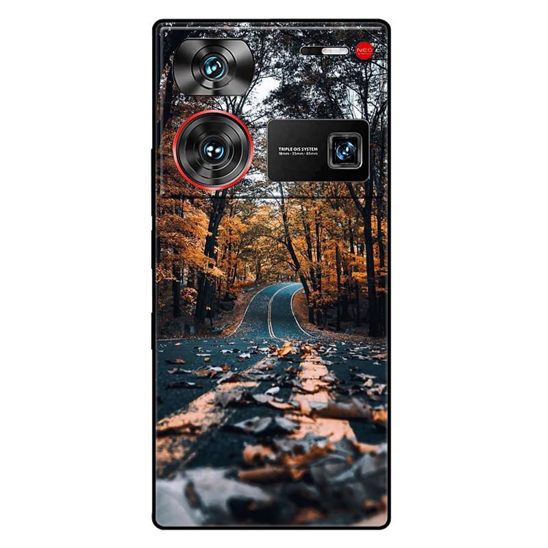 For ZTE Nubia Z60 Ultra 5G Case Silicon Fashion Space Wolf TPU Painted Coque Funda for Nubia Z60Ultra 5G NX721J Cover Protective