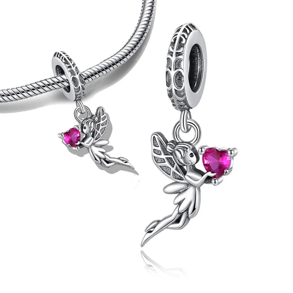 Coppersweetheart Sisters Series Charms Fit Original Bracelet Diy Beads For Women Fine Jewelry Birthday Gift Diy