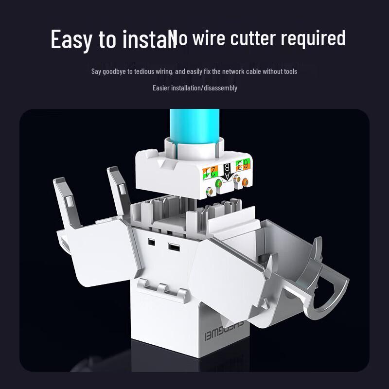 Shengwei Cat 8 Tool-Free RJ45 Network Module