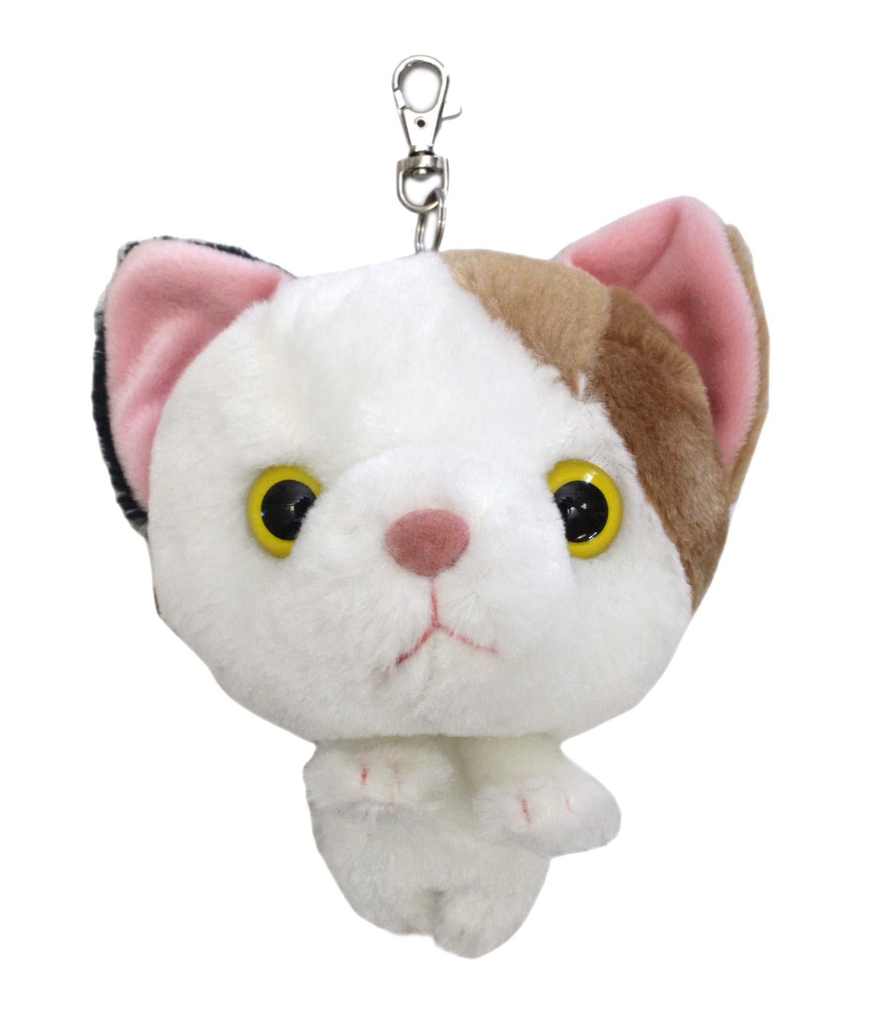 

Stuffed toy pass case BIG FACE CAT Mike