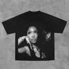 Lana Del Rey Camiseta de Algodón de Manga Corta Sueño Decadente Americano Casual para Hombres y Mujeres Harajuku Camisetas Retro Unisex Y2k Camisetas