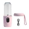Portable Blender 500ml Electric USB Rechargeable Juicer Cup for Home Outdoor Travel Powerful Performance Faster Juicing