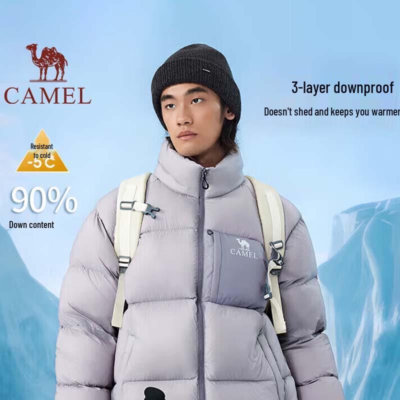 CAMEL Unisex Graphene Insulated Down Puffer Jacket 3XL