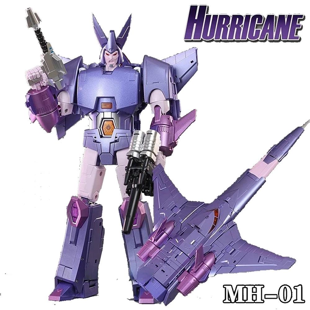 Transformationsspielzeug MHZ Cyclonus MH01 Hurricane MH01B Fanstoys FT29 G1 Serie Actionfigur Verformbarer Roboter Legierung Anime Modell