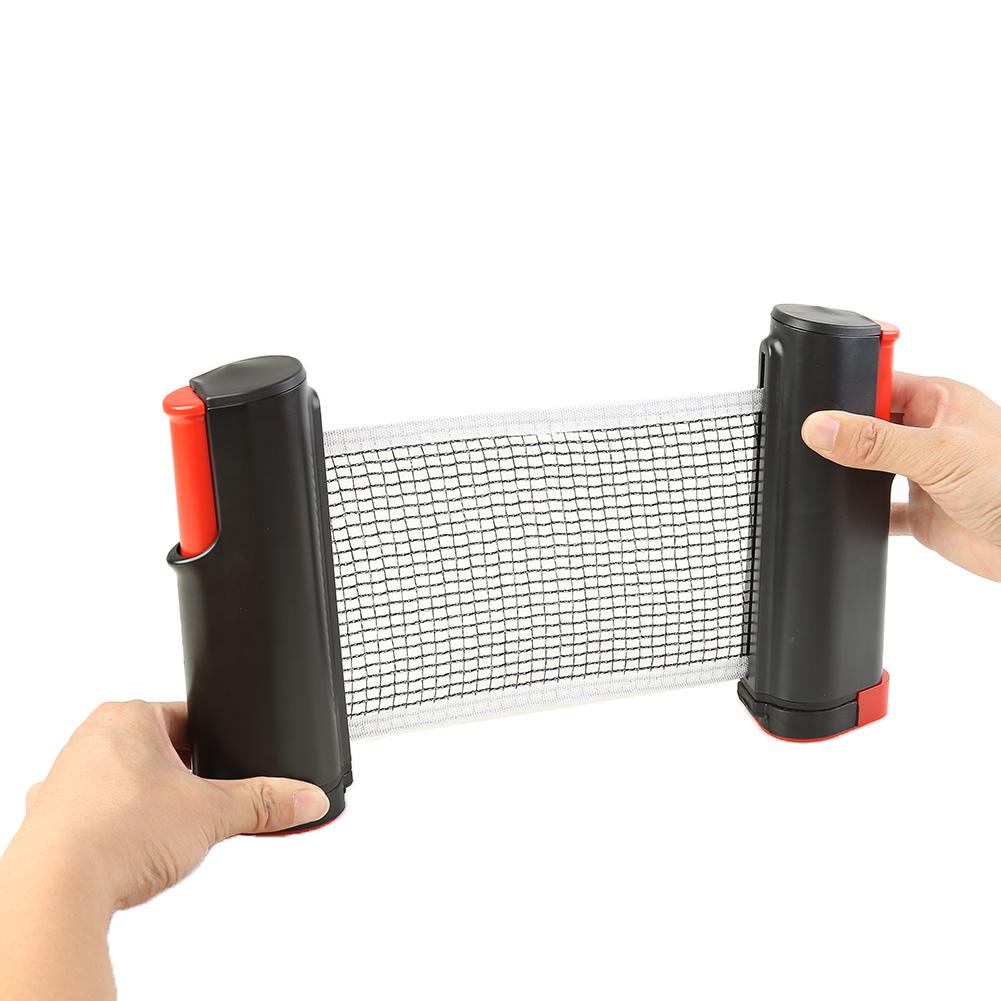 Adjustable Table Tennis Net Portable Telescopic Table Tennis Grid with Clamp Table Tennis Net Replacement for Indoor Outdoor