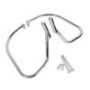 Chrome Saddlebag Guard Rail Crash Bar Fit For Harley Softail Heritage Springer FLSTS 1997-1999 98