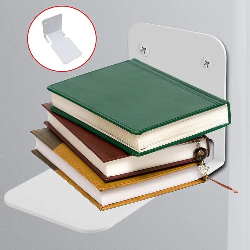 1PCS Invisible Bookshelf Wall Mounted Storage Rack Hidden Suspended Storage Rack Book Wall Support Rack