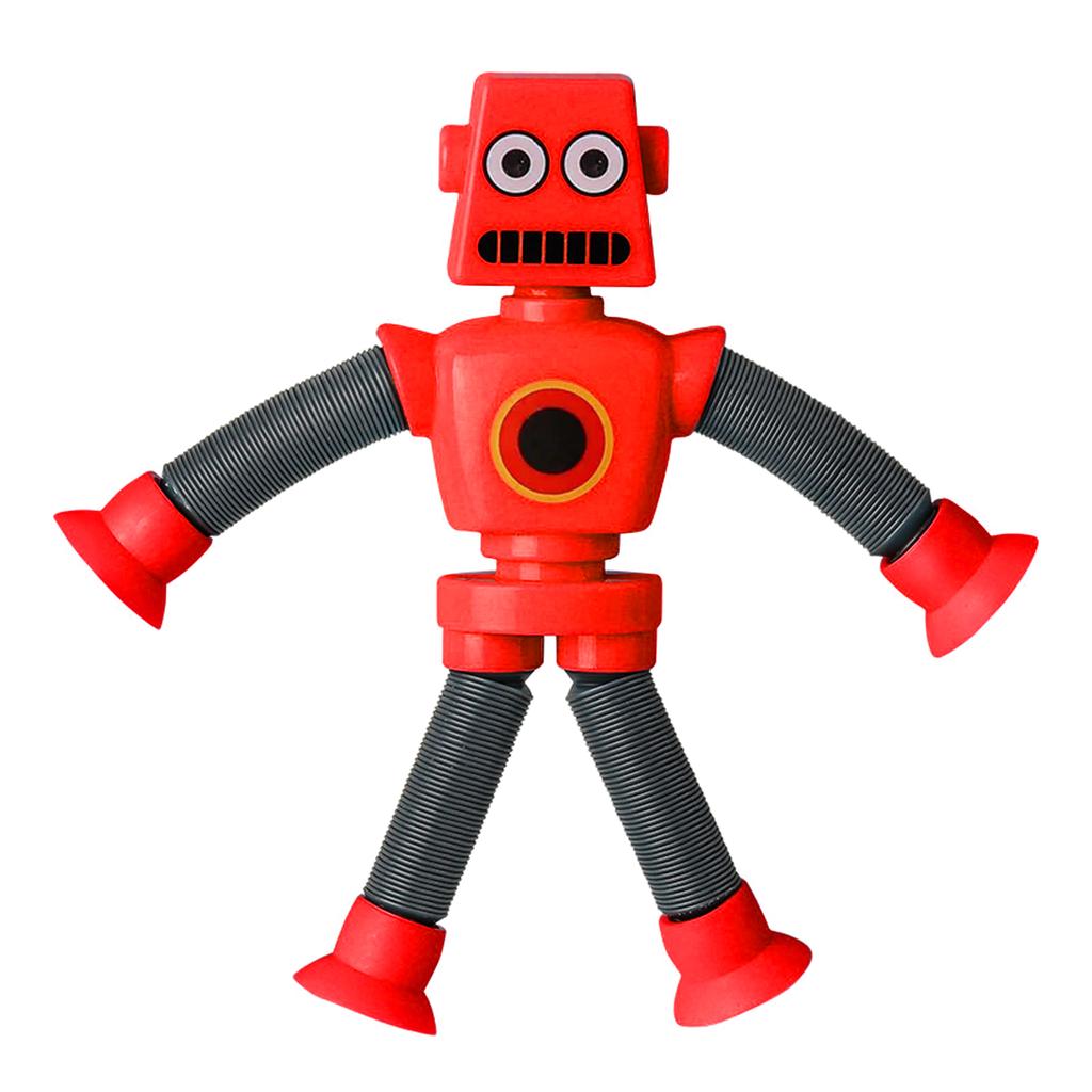 Pull & Stretch Telescopic Tube Fidgets Robot Toy for Kids Free Bend Anxiety Reduce Finger Toy for Autisms ADD Decompress