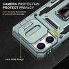 For iPhone 17 Pro Max Case Kickstand Slide Lens Lid PC+TPU Drop