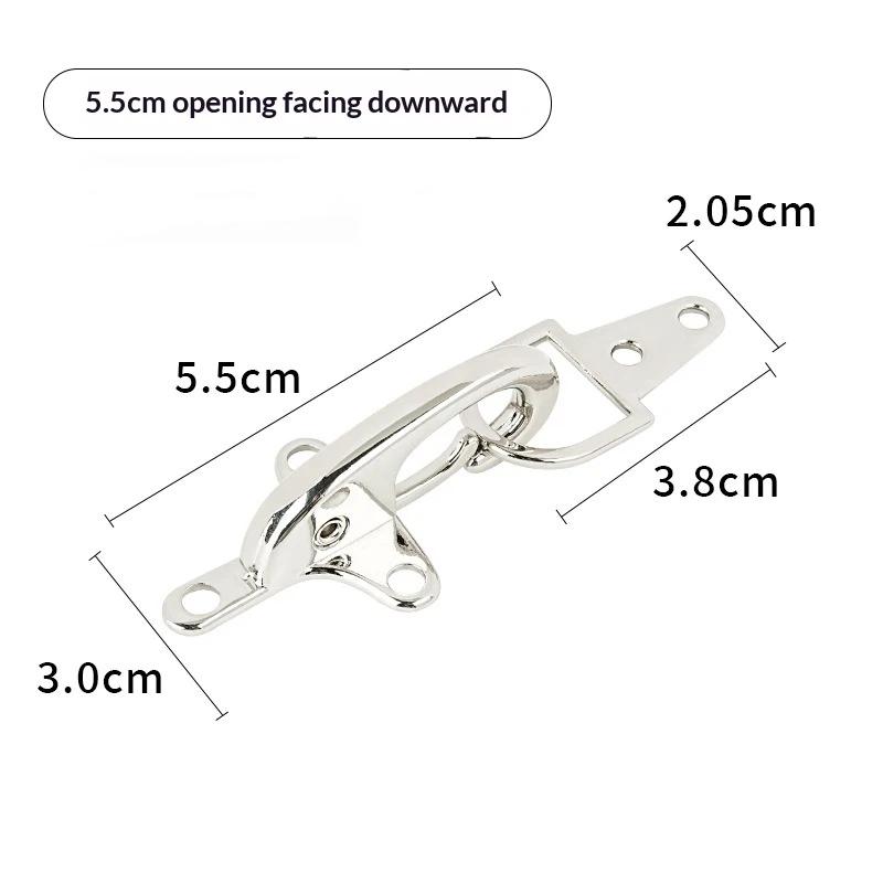 1 Paar Metallschnallen Handtaschenriemen Haken Schraube Dekorative Hummer-Karabinerverschluss Knopf Jacken-Gürtelschnalle Zubehör