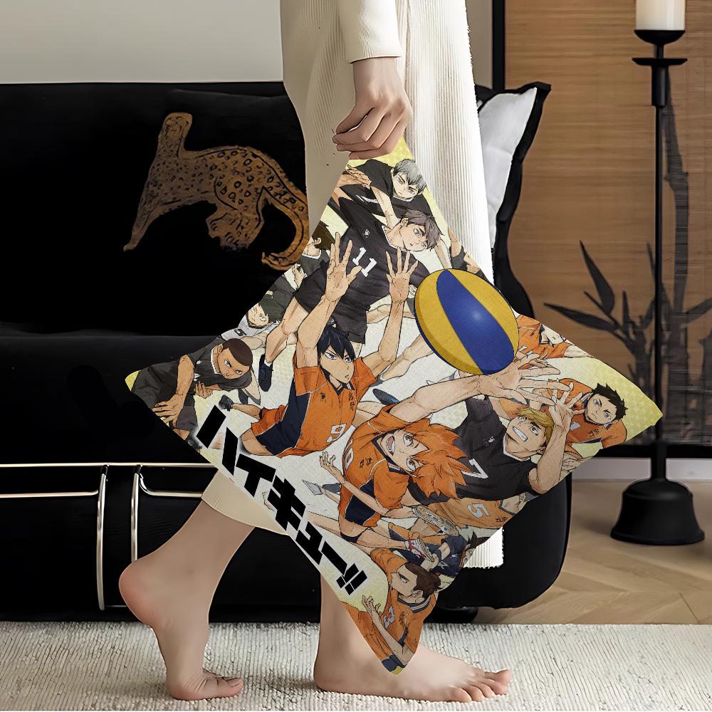Haikyu Cushion Cover Pillowcase Upholstery Sofa Throw Pillow Home Decor Pillowcas