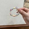 6Pcs Fashion Korean Style Colorful Yarn Hair Rope High Elasticity Rubber Band Sweet Headpiece Headband