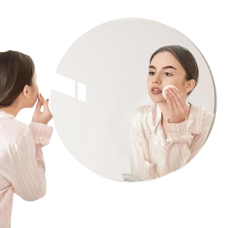 Acrylic Mirrors For Wall Frameless Bathroom Wall Mirror Stickers Adhesive Bathroom Vanity Mirrors Waterproof Room Wall Decor
