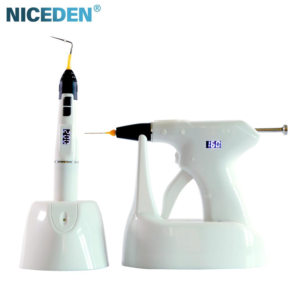 Endodontic Dentistry Cutters Dental Cordless Gutta Percha Obturation System with Obturation Gun Pen Materials Tools Heater