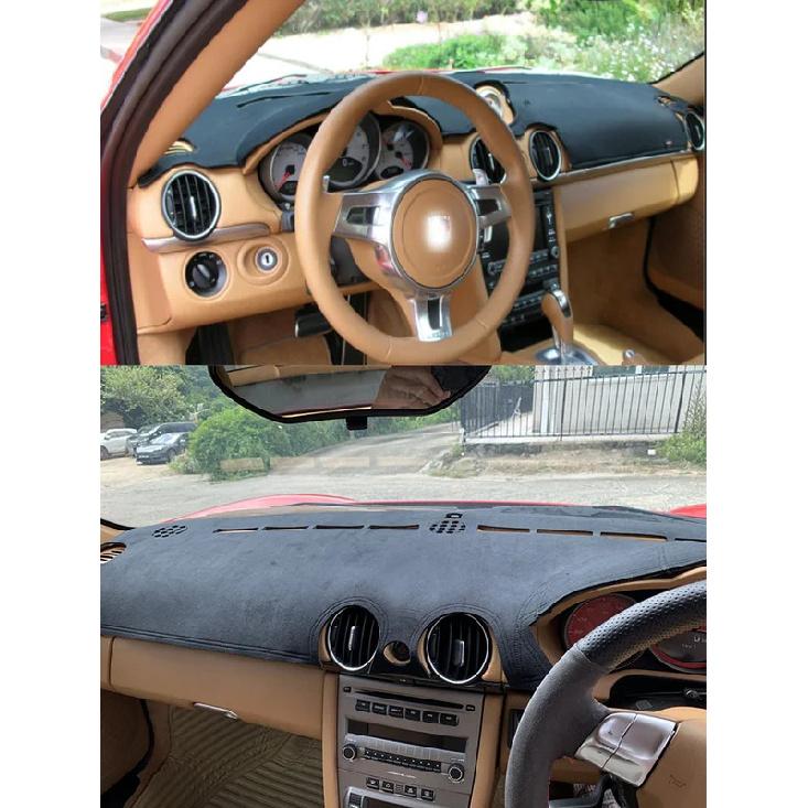 For Porsche Cayman 981 GT4 2013-2016 Dashmat Dashboard Cover trument Panel Sunscreen ulation Pad Anti-Dirt Proof Ornaments