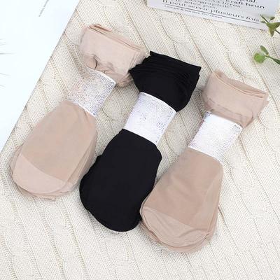 10 Paires de Chaussettes Courtes en Soie Anti-Accrochage, Style Fin, Haute Élasticité, Résistantes à l'Usure pour Femmes, Printemps et Été