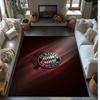 Tappeto Morbido Area Rug con Motivo Calcio Bayern Monaco Antiscivolo Tappeto per Pavimento Interno Tappetino Decorazione Sportiva per Camera da Letto