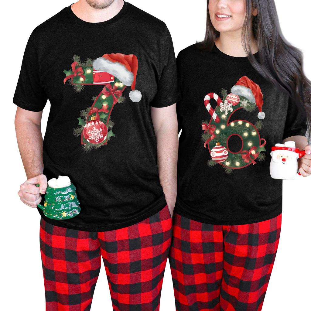 Camiseta de manga corta con cuello redondo y estampado de moda para mujer