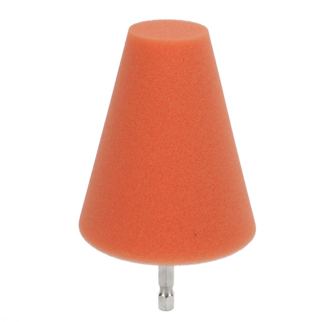 3PCS Hub Conical Polishing Sponge Buffing Foam Pad Wheel Care Tool for Cars Boats Motorcycles