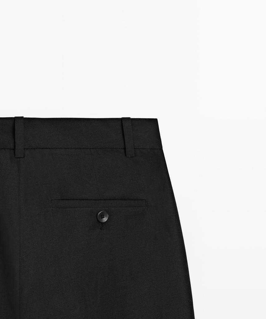 Masimodutti Slim Fit Capri Pants