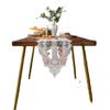 Embroidery Floral Lace Table Runner Wedding Banquet Party Home Table Decor