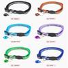 Pet Products Cat Collar Cartoon Cat Head Color Bell Pet Accessories Reflective Dog Collar