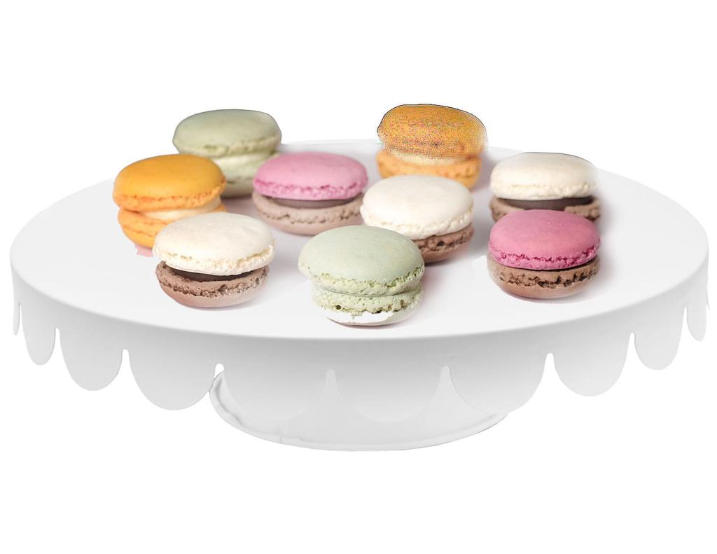 Patera Do Tortu Ciastek 28cm BRUNBESTE BB-2728 Biała