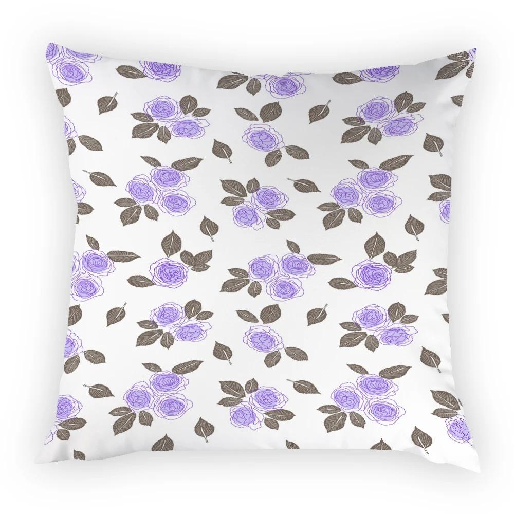 

Juste de coussin de voiture de канапе де комод, простой цветочный эффект, роскошь, украшение дома 40x40cm