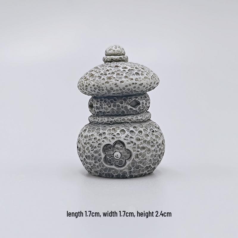 Микроландшафт Каменная горка Павильон: Китайские украшения для бонсай и декор для аквариума