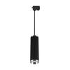 Oprawa Wisząca Do Szynoprzewodu Ruchoma GU10 35W Czarna Chrom FRIDA TRA 30 Ideus 04197