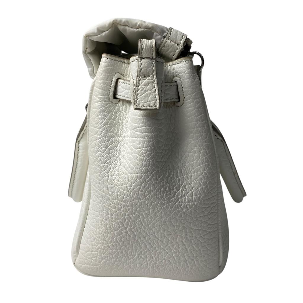 Used Maison MargielaShoulder Bag white leather Women