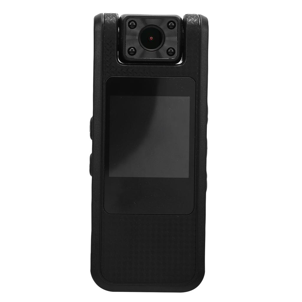 4K Body Worn Camera Action Camera 180 degrees  Rotatable Lens Night   Law Enforcement Recorder 1080P HD Wearable Video Camera with Back Clip