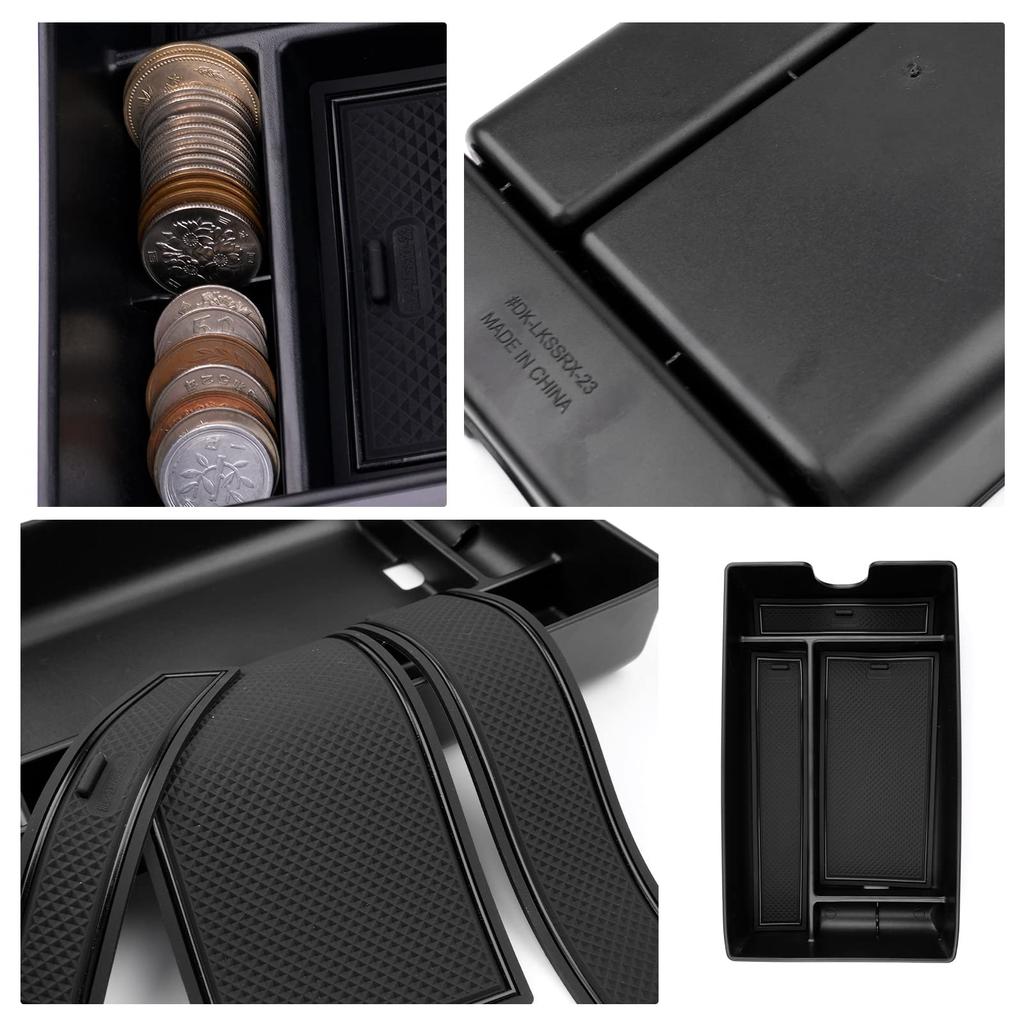 Ruiya Verbesserte Neue Lexus RX 5. Generation RX500h RX350h Exklusiver Konsolen-Einsatz Konsolen-Einsatz Konsolenbox Mittelkonsole Lexus RX500h Zubehör Klein