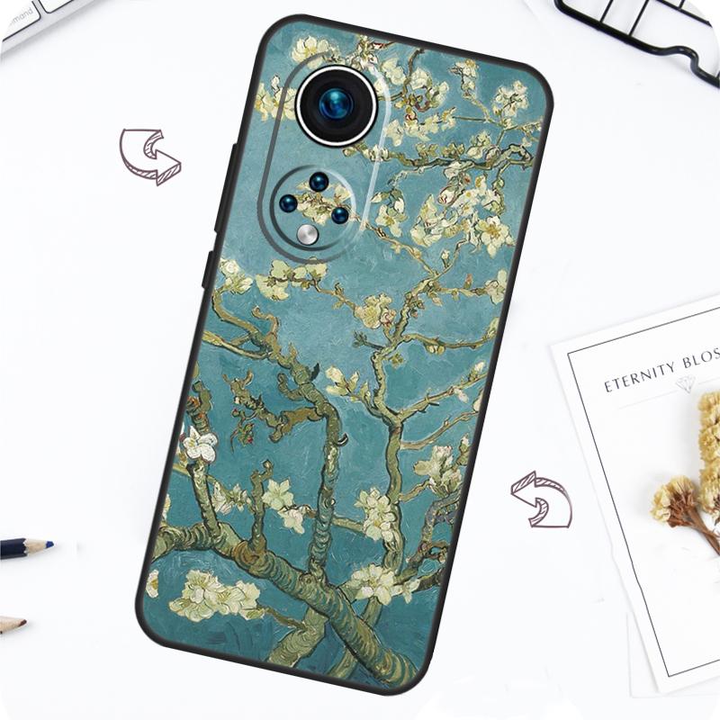 Van Gogh Oil Painting Case For Honor Magic 7 5 6 Pro Honor 200 Pro X9b X9a X8b X8a X8 X9 X9c 50 70 90 Lite Cover