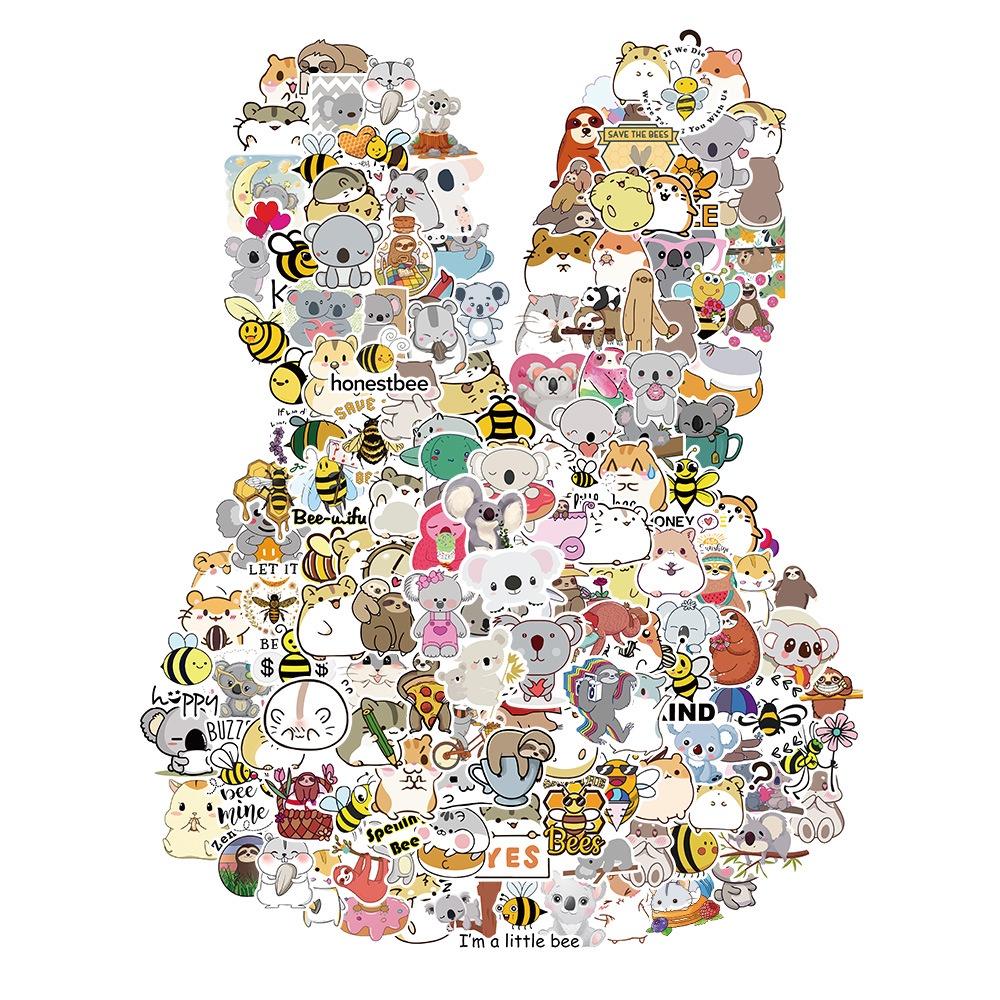 Cute Cartoon Character Sticker Collection 50 Waterproof Stickers For Phone Tablet Luggage And Laptop