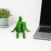 Desktop Ornament, 3D Printing One-Piece Molding with Smooth Surface, Movable Joints Adjustable Posture Figure for Healing Gift Home Decor