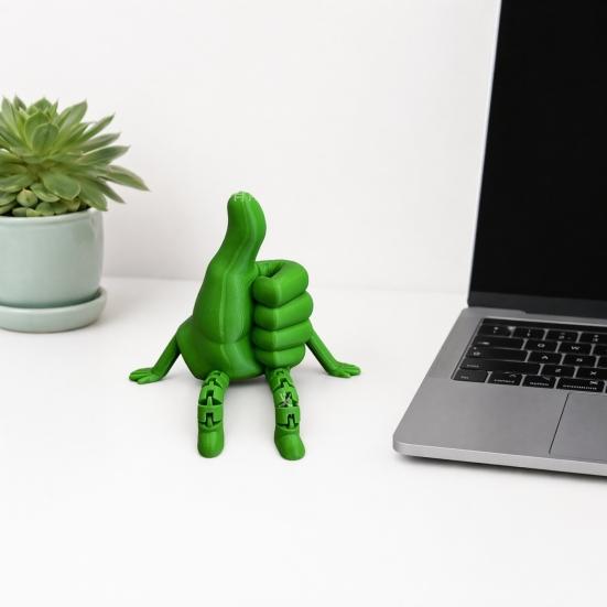 Desktop Ornament, 3D Printing One-Piece Molding with Smooth Surface, Movable Joints Adjustable Posture Figure for Healing Gift Home Decor