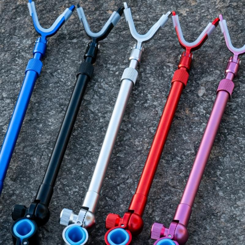 Multi Degree Adjustable Quick Release Fixing Fishing Rod Holder Rear Hanging Bracket Aluminum Rod Holder Stretchable