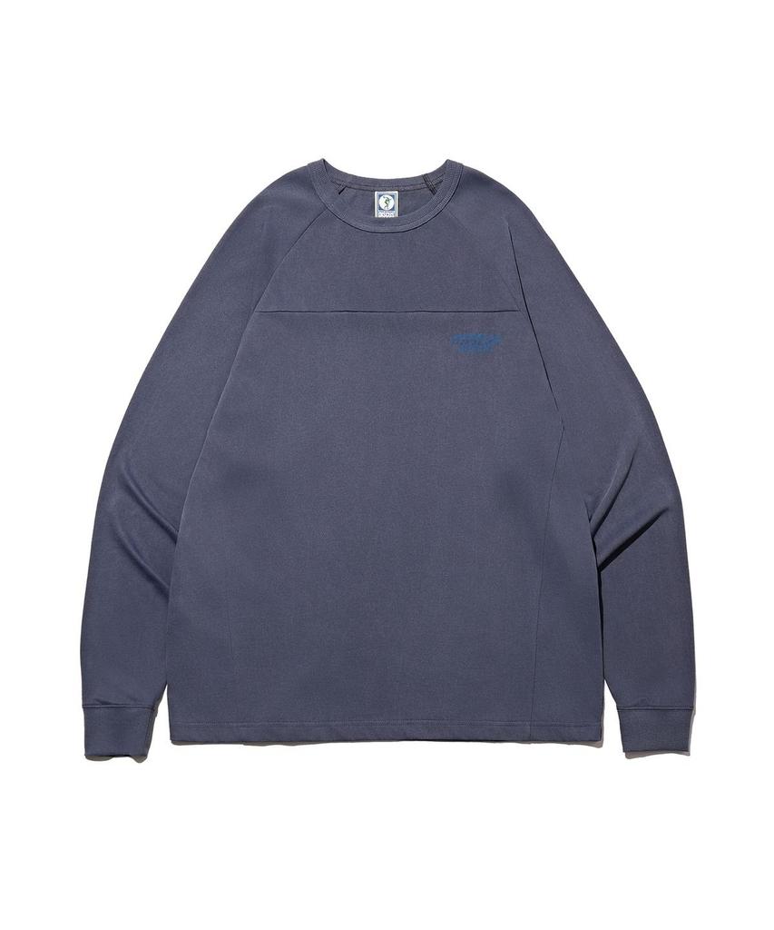 DISCUS ATHLETIC Raglan Logo Long Sleeve Pigment Blue