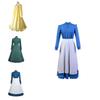 Costume de cosplay de Sophie du Château Ambulant : robe magnifique à manches longues