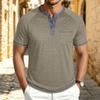 Men's Retro Casual Short Sleeve T-Shirt for Summer Everyday Wear