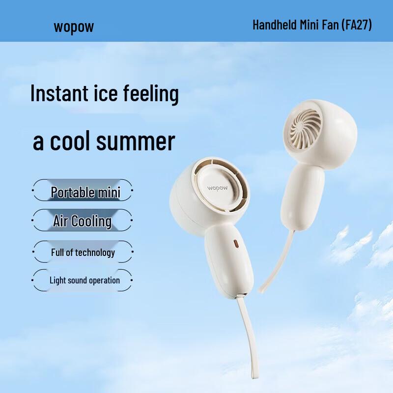 WOPOW FA27 Handheld Bladeless Mini Fan
