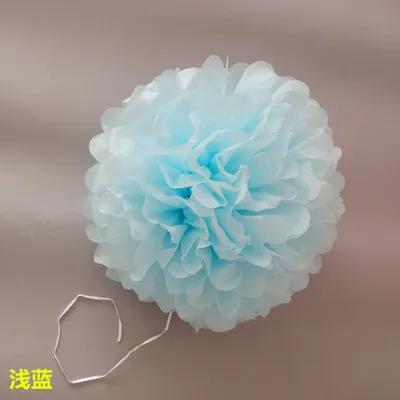 10-35cm Tissue Paper Pompoms Wedding Decorative Paper Flowers Ball Baby Shower Birthday Party Decoration paper pom poms DIY