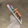 Titanium Gray Leopard Print Pattern Leather Phone Case for iPhone 16 15 14 13 12 11 Pro Max Full Shockproof Hard Bumper Cover
