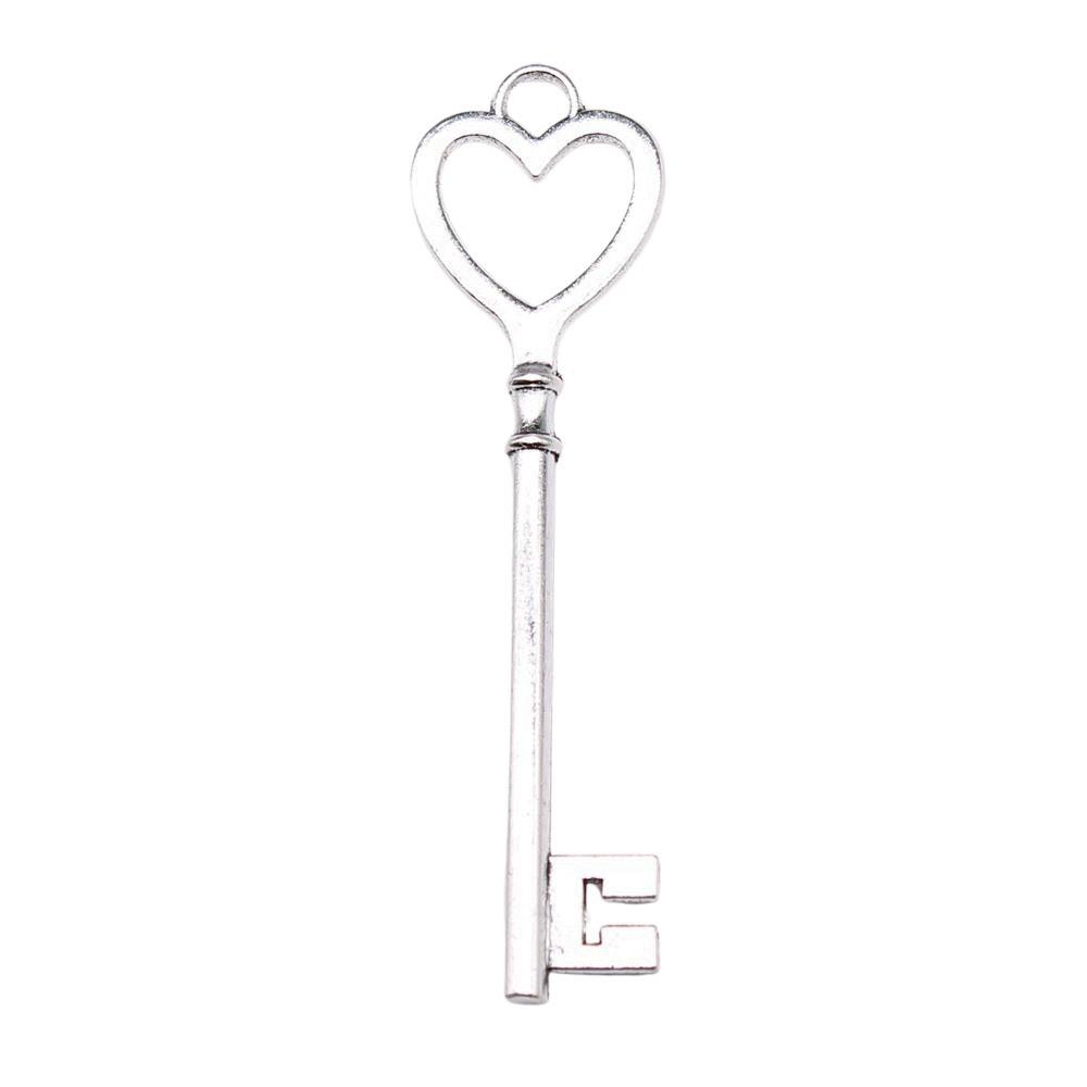 Key Charms Multi Color Alloy Key Tools Pendants For Gothic Themed Jewelry